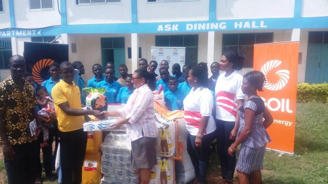 Donation presentation at Village of Hope